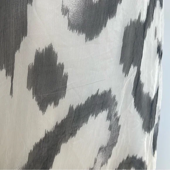 Tommy Hilfiger Special Edition 100% Silk Ikat Print Keyhole Back Midi Dress - Picture 8 of 17